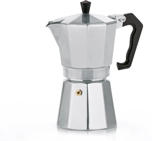 Kela "Italia Espresso Maker, Aluminio, Plata, 5.1 fl oz