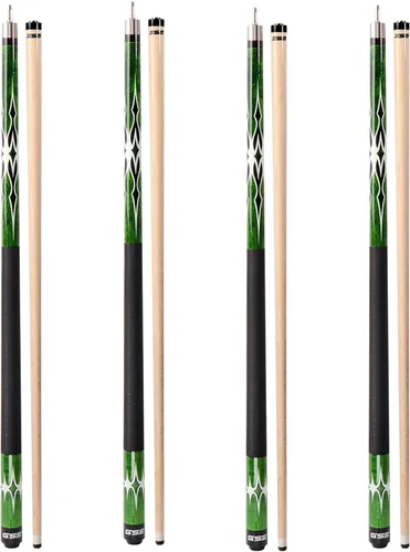Miniatura 17 de GSE Games & Sports Expert 58" 2-Piece Canadian Maple Hardwood Billiard Pool Cue Sticks for Men/Women, House or Commercial/Bar Use