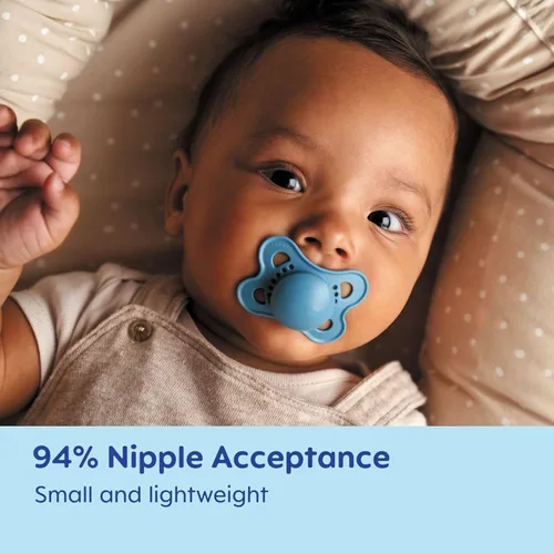 Miniatura 6 de MAM Chupetes de bebé mate originales, Binky para niños de 0 a 6 meses, pezón de silicona sin BPA, fácil de limpiar, lo mejor para bebés recién