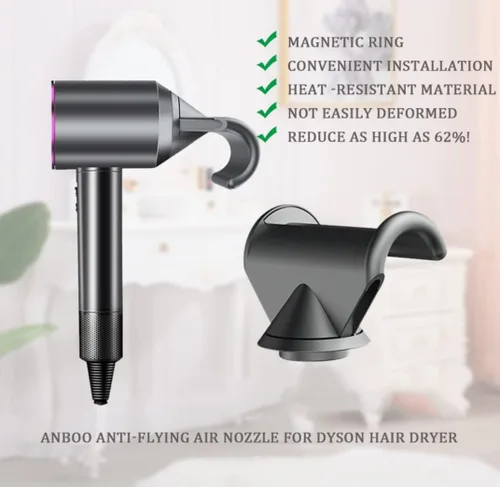 Miniatura 4 de Accesorio de boquilla anti-vuelo para secador de pelo Dyson Supersonic HD01 HD02 HD03 HD04 HD08