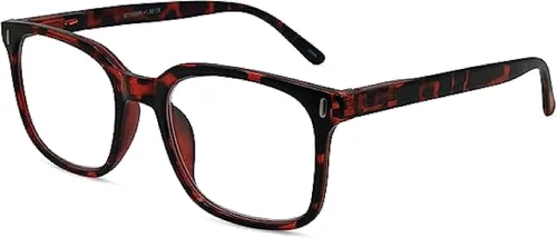 Miniatura 8 de In Style Eyes Ageless - Gafas de lectura grandes, montura completa, ligeras, con marco cuadrado, para miopía, lentes de gran tamaño Negro