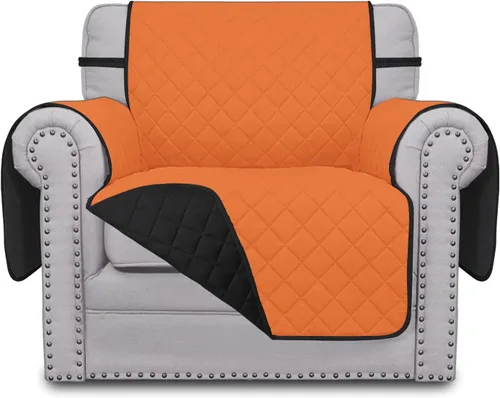 Miniatura 273 de Easy-Going - Funda para sofá, futón y sillón sin reposabrazos, reversible, resistente al agua, para mascotas y niños (azul oscuro/azul claro)