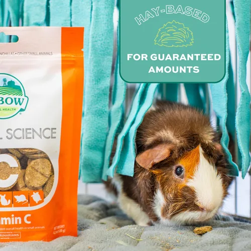 Miniatura 8 de Oxbow Natural Science Suplemento de Vitamina C, Vitamina C y Heno Timothy Alto en Fibra, Artículos para Cobayos, Fabricado en los Estados Unidos