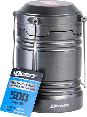 Miniatura 2 de Dorcy Linterna COB desplegable de 500 lúmenes, brillante, compacta, duradera para campamento, hogar y exteriores