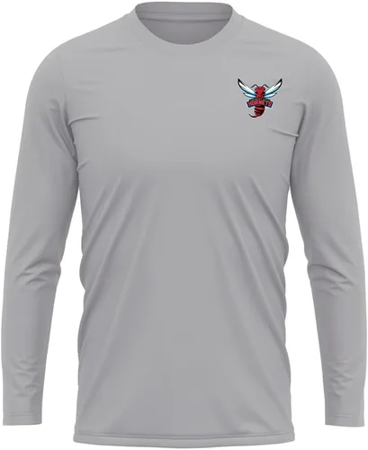 Miniatura 207 de Camisa deportiva de manga larga oficial de la NCAA Collegiate para hombre, con logotipo en el pecho izquierdo, colección Athletic Heather