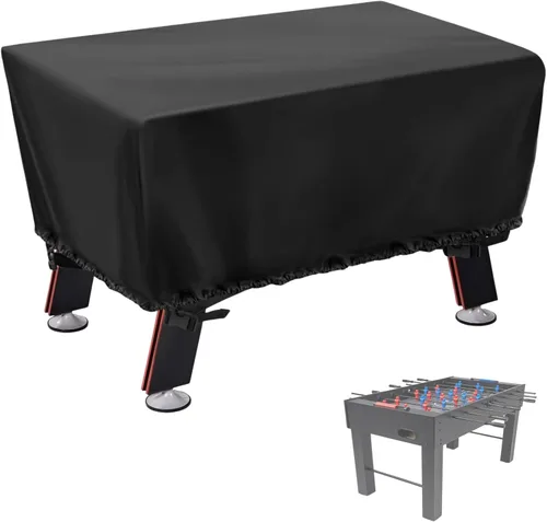 Funda para mesa de futbolín, funda impermeable para mesa de fútbol, para interiores y exteriores, 57 pulgadas de largo x 45 pulgadas de ancho x 30