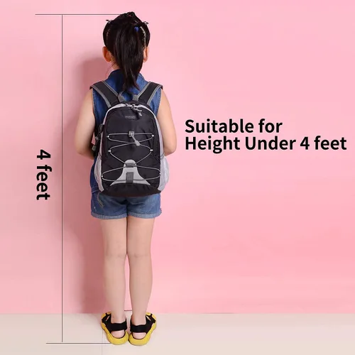 Miniatura 3 de Mochila pequeña de senderismo de 10L para niños de 3 a 6 años, para niñas y niños menores de 4 pies, mini mochila impermeable para deportes al aire