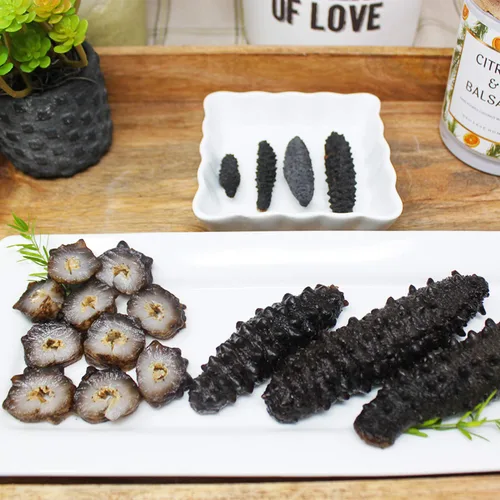 Miniatura 2 de DOL Wild Caught, pasador negro atlántico secado al sol, pepino de mar 30-40 piezas de 7 a 9 años, totalmente nutritivo natural, 30-40