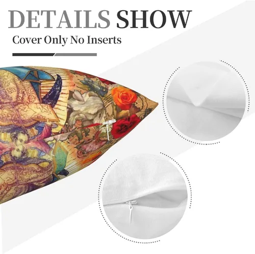 Miniatura 6 de Fundas de almohada de Nuestra Señora de Guadalupe Virgen María de Navidad, funda de almohada cuadrada novedosa decorativa para el hogar, dormitorio