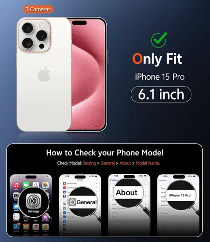 Miniatura 1580 de FNTCASE Funda para iPhone 13 Pro-Max: Fundas magnéticas transparentes compatibles con Magsafe Slim anti amarillamiento protección contra caídas