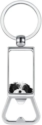 Miniatura 12 de WIRESTER Llavero de metal para abrebotellas, abrebotellas de cerveza, llavero para cocina, bar, restaurante, fácil de llevar, gato negro Bombay