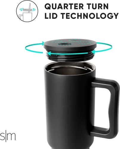 Miniatura 3 de Simple Modern - Tapa para Vaso con Pajita Reemplazo Reutilizable SOLO para Botella de Agua de Acero Inoxidable, Taza de Café Helado, Vaso de Viaje