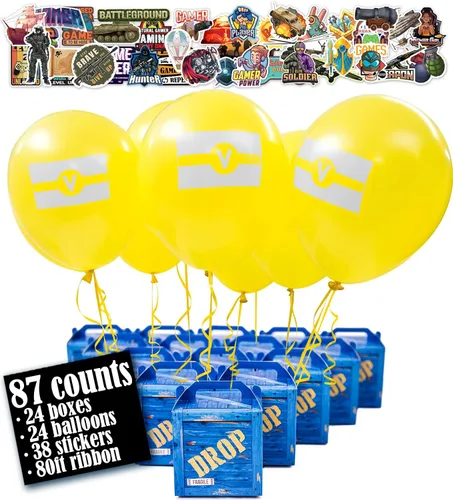 Caja de regalo para fiestas de juegos, suministros militares, regalos de fiesta, bolsas de decoración y regalo, actividades de cumpleaños con