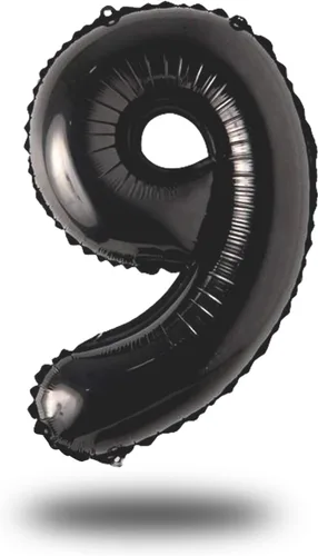 Miniatura 16 de 0 globos negros de 40 pulgadas – Fácil de inflar y desinflar reutilizable, globos de aluminio de Mylar número 0 de alta calidad para cumpleaños