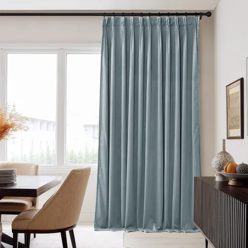 Miniatura 23 de RYB HOME Cortinas plegadas en pinza beige, cortinas suaves con aislamiento térmico y reducción de ruido para bloquear la luz para sala de estar