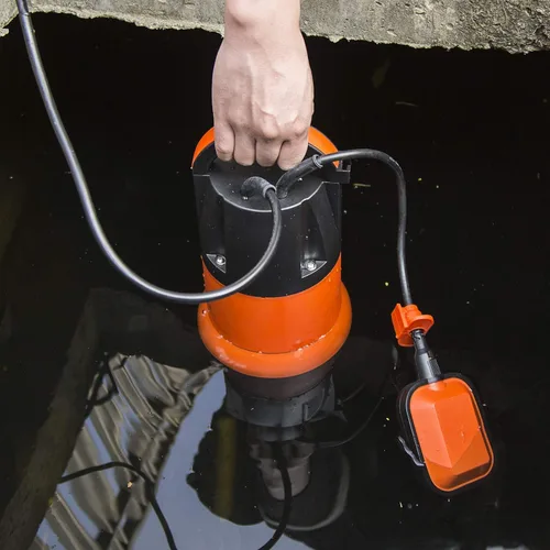 Miniatura 4 de Bomba de sumidero, Prostormer 1HP 3700GPH Bomba sumergible para agua limpia/sucia con interruptor automático de flotación para alberca, estanque
