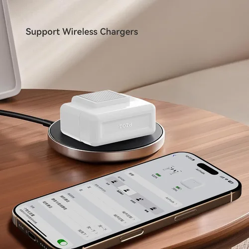 Miniatura 5 de PZOZ Funda para AirPods Pro 1/2 con soporte para iPhone, compatible con AirPods Pro de 1ª/2ª generación, material oficial, resistente a los golpes