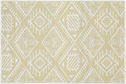 Miniatura 9 de SUSSEXHOME Monument Collection - Alfombra de pelo bajo resistente de 2 x 3 pies, alfombra ultrafina y antideslizante, alfombra de interior de Crema