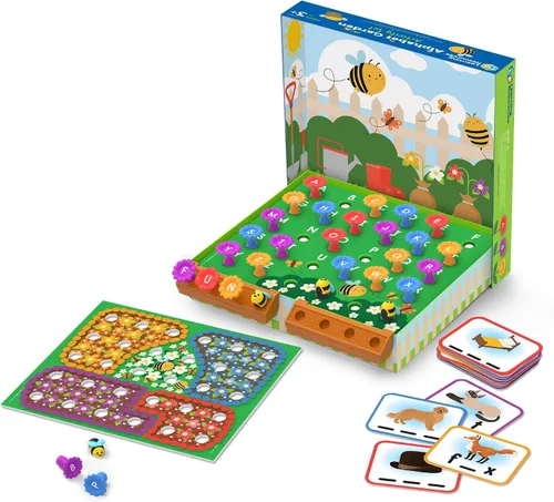 Miniatura 2 de Learning Resources Juego de actividades de jardín del alfabeto, 45 piezas, juegos educativos para interiores a partir de 3 años, alfabeto