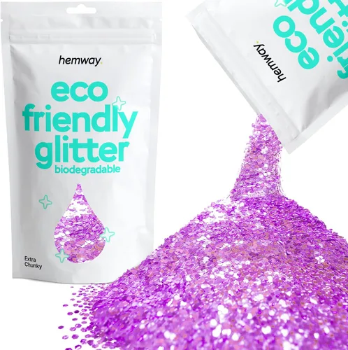 Miniatura 36 de Purpurina biodegradable, holográfica plateada, 3.5 onzas, respetuosa con el medio ambiente, extra gruesa, bioecológica, vegana para festivales