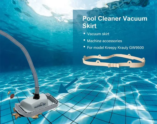 Miniatura 6 de ATIE Faldón de aspiradora para limpiador de piscina compatible con Pentair Kreepy krauly Great White GW9500 y Dorado 360151 - Falda de aspiradora