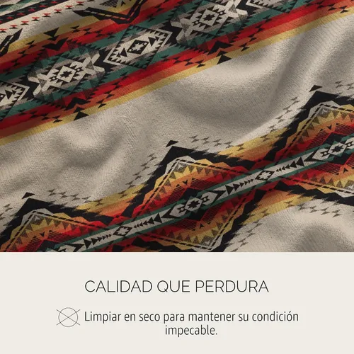 Miniatura 7 de Pendleton Brave Star Manta Rojo/Blanco/Azul, Talla única