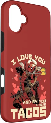 Miniatura 55 de Marvel Deadpool I Love You and by You I Mean Tacos - Carcasa para iPhone 17