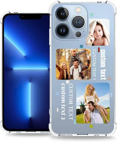 Miniatura 13 de Funda personalizada para Apple iPhone 13 Phone Mini Pro Max Promax con fotos personalizadas, imagen personalizada iP13, delgada, flexible, gel