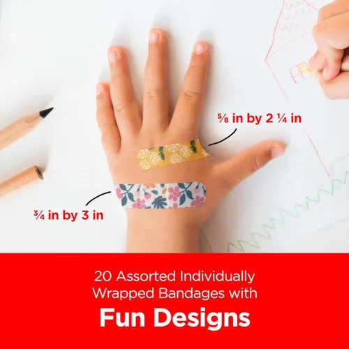 Miniatura 6 de Vendas Adhesivas de Marca Band-Aid para Cortes y Raspaduras Menores, Cuidado de Heridas con Personajes de Princesas Disney, Vendas Divertidas
