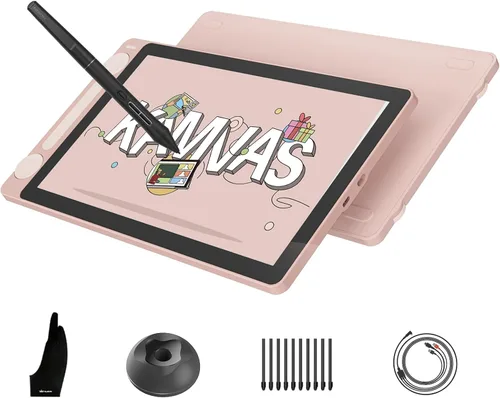 Miniatura 12 de HUION Tableta de dibujo con pantalla completamente laminada de arte Kamvas 13 (Gen 3) SE Tableta gráfica con vidrio de lona antirreflejo, pantalla