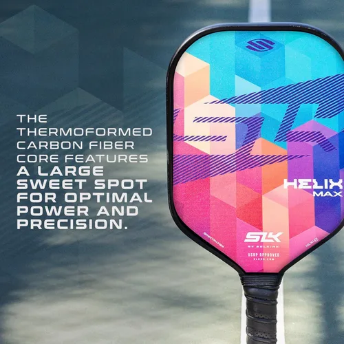 Miniatura 5 de Selkirk Sport SLK Helix Pro Paleta de Pickleball Paletas de Pickleball de Fibra de Carbono Termoformada con Cara Híbrida de Fibra de Carbono