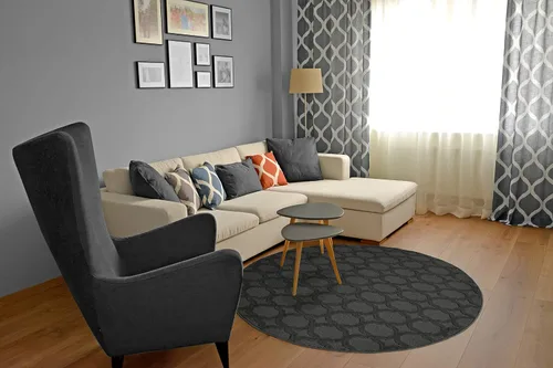 Miniatura 33 de Garland Rug Sparta - Alfombra antideslizante de polipropileno de 2 pies x 12 pies, color negro, ideal para salas de estar y pasillos, elegante