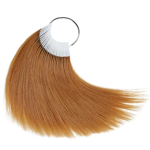 Miniatura 17 de Muestras de cabello para probar color, gris natural, cabello humano natural real, 30 hebras por paquete, 8 pulgadas