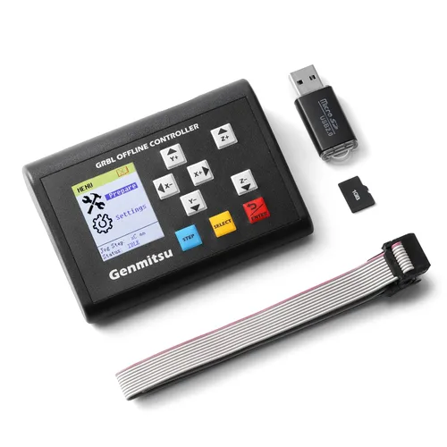 Miniatura 7 de Genmitsu Módulo de control sin conexión de la máquina de enrutador CNC, diseño de dial para control sin conexión y de 4 ejes Genmitsu 4040-PRO, 4040