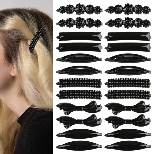 Miniatura 8 de Juego de 32 pinzas para el cabello, pasadores de pelo para mujeres y niñas, accesorios para el cabello grueso, fino y normal, pequeños, multicolor