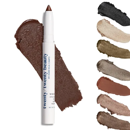 Miniatura 10 de twenty/twenty beauty Visionary - Lápiz de sombra de ojos en crema brillante, seguro para ojos sensibles, desarrollado por oftalmólogos, vegano, De
