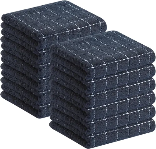 Miniatura 17 de Homaxy Paños de cocina 100% algodón de felpa, toallas de cocina ultra suaves y absorbentes para la cocina, adecuadas para secar y lavar platos