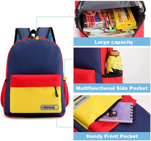 Miniatura 5 de Mochila ligera para niños y niñas preescolares, Negro-a