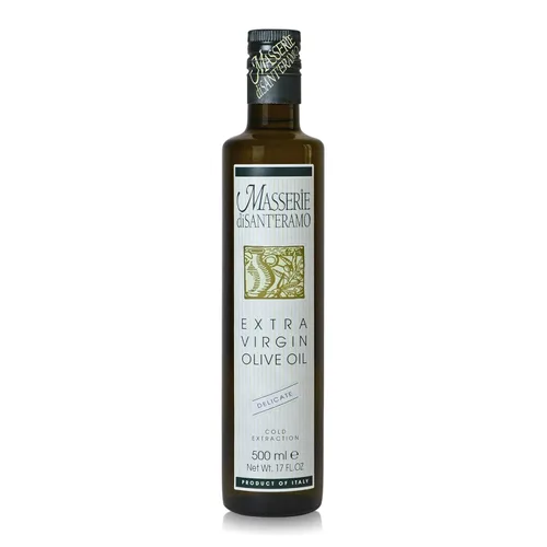Miniatura 8 de Delicado aceite de oliva virgen extra italiano prensado en frío, aceite de oliva ligero para cocinar y freír, importado de Italia, 8.45 onzas