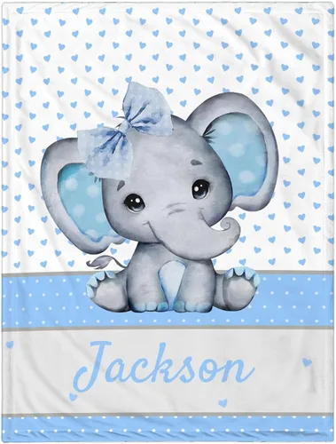 Miniatura 15 de Manta de Bebé Personalizada para Niñas, Manta de Bebé Personalizada con Nombre, Mantas Suaves y Acogedoras Personalizadas con Nombre para Niños