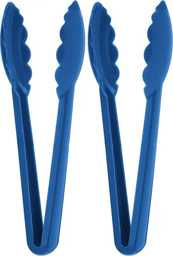 Miniatura 10 de Mercer Culinary Hell's Tools Hi-Heat - Pinzas utilitarias, 9.5 pulgadas, color azul