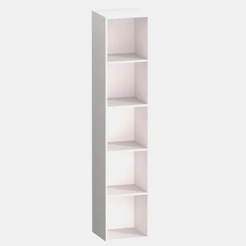 Miniatura 19 de Organizador de almacenamiento de 3 cubos, estantería baja de 3 niveles, organizador de almacenamiento independiente para oficina en casa, estante
