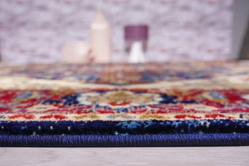 Miniatura 3 de LUXE WEAVERS Howell Collection 2525 - Alfombra oriental azul marino de 5 x 7