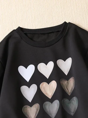 Miniatura 3 de SOLY HUX Girl's Graphic Print Long Sleeve Sweatshirt Top and Pants Set 2 Piece Outfits
