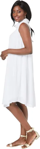Miniatura 4 de Jessica London Vestido de cuello alto Georgette de talla grande para mujer