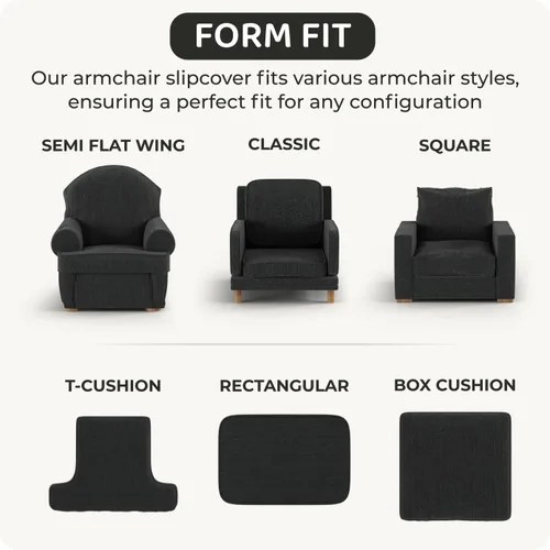 Miniatura 6 de PAULATO BY GA.I.CO. Funda para Silla - Funda para Sillón - Funda Elástica para Sillón - Funda de Tela de Poliéster - Funda Elástica de 1 Pieza