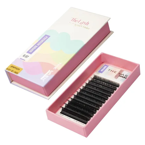 THE LASH SUPPLY PREMIUM - Extensión de pestañas de volumen 0.03, 0.05, 0.07 de grosor - longitud de mezcla de rizos C/CC/D y 0.354 in a 0.787 in,