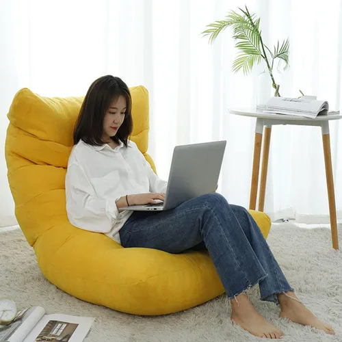 Miniatura 4 de Sillón de descanso, sofá de piso perezoso, puff para sala de estar, silla de esquina, dormitorio, sala de belleza, oficina, sofá perezoso, sillas
