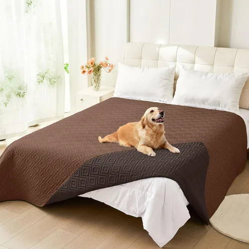 Miniatura 83 de hyha Manta impermeable para perro, manta suave para cama de perro, manta para mascotas, funda de sofá impermeable lavable para perros, fundas Gris