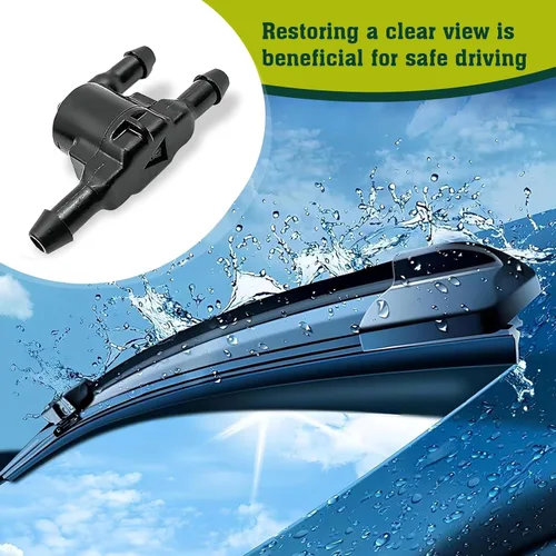 Miniatura 4 de Pack-2 - Válvula de retención para limpiaparabrisas de automóvil, repuesto de conector de manguera de boquilla de limpieza de 3 puertos #8532128020